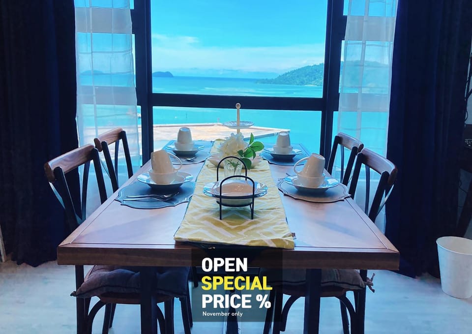 Dining area, Sea view