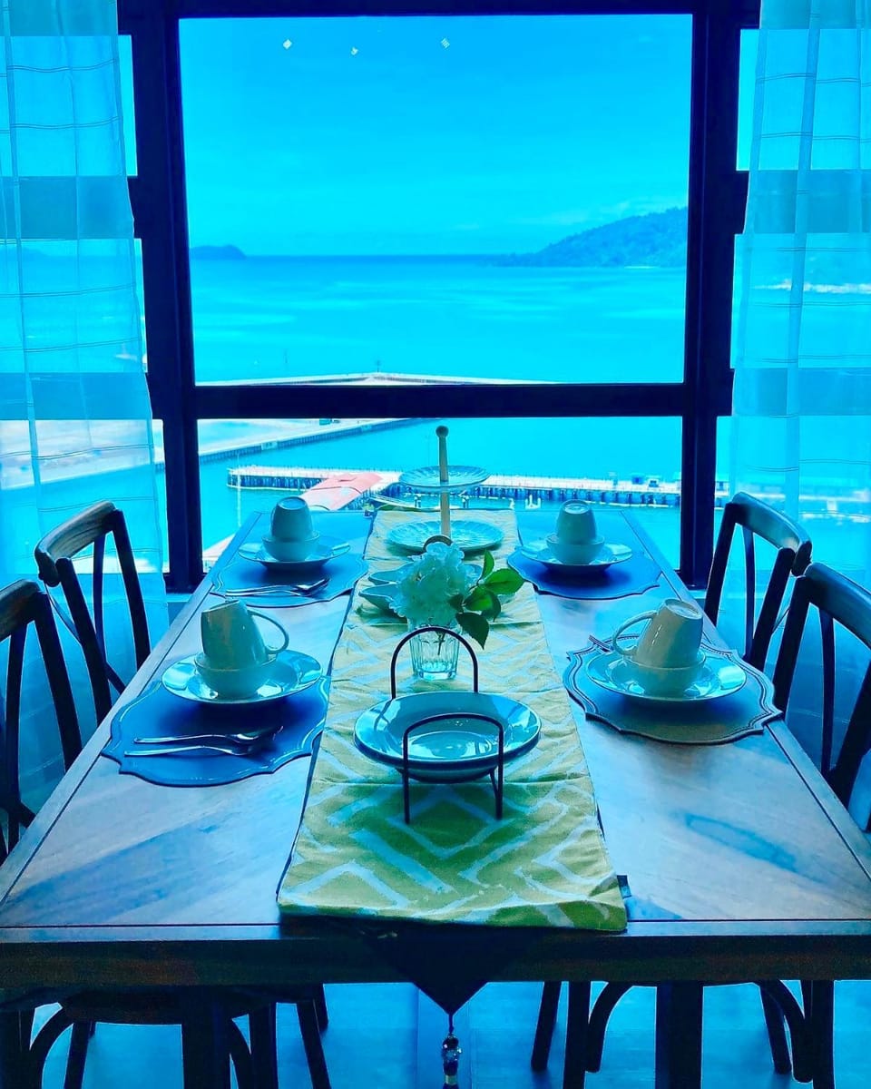Dining area, Sea view
