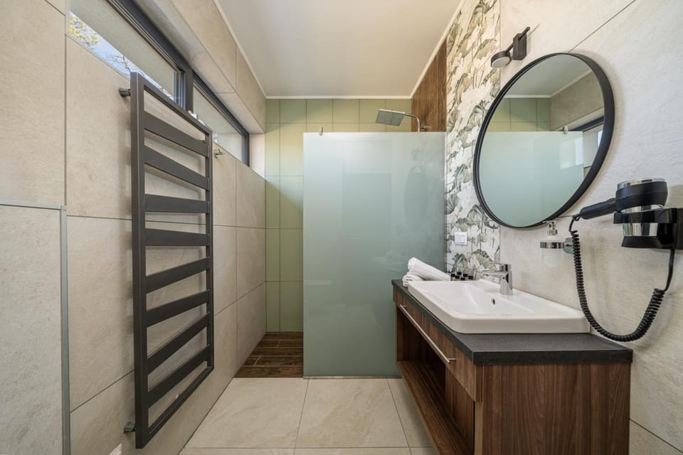 Shower, Bathroom, hair dryier
