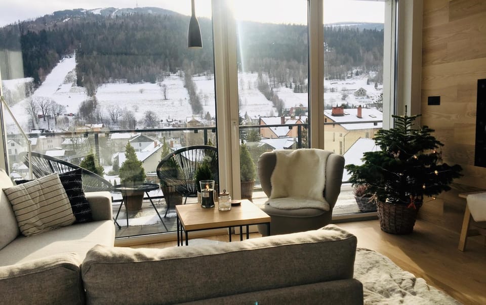 Widokowy apartament Jodłowa Ski&Bike Apartment in Poland