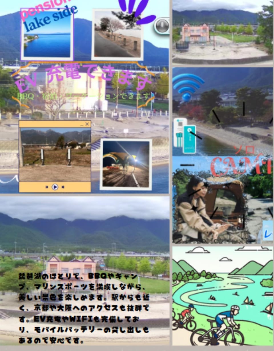 BBQ facilities, Area and facilities, Area and facilities