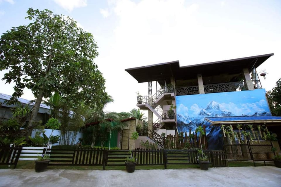 Property building, Garden view