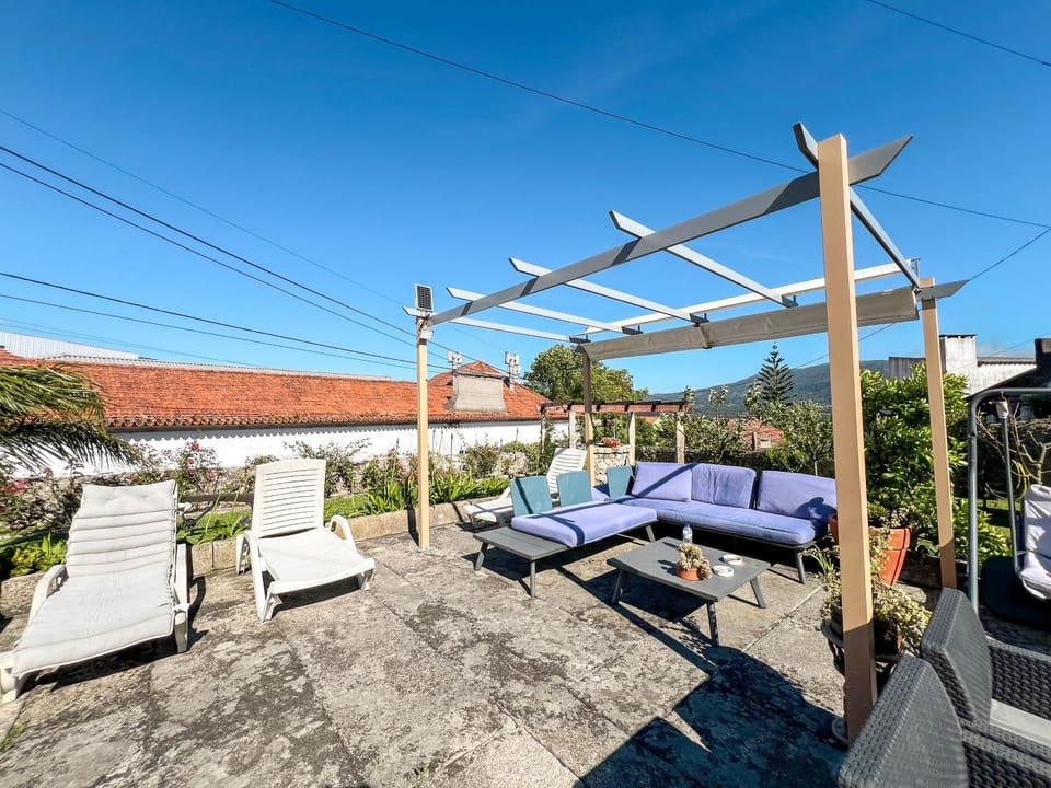 Patio, Garden view, sunbed