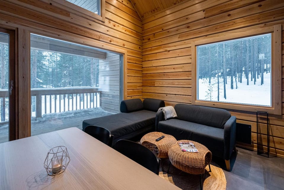 Winter, Balcony/Terrace, Living room, Seating area