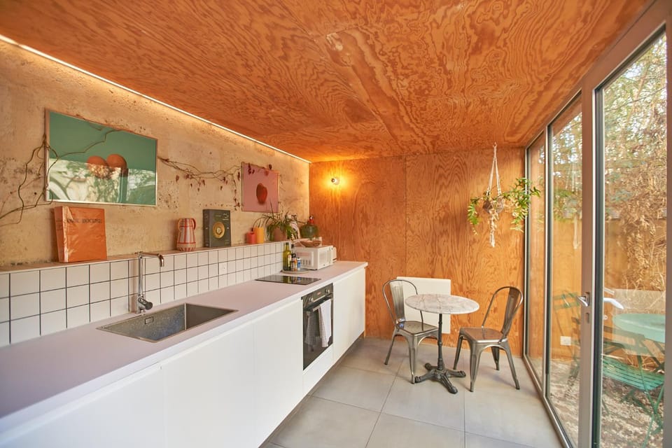 Dining area, dishwasher, microwave, oven, stove, kitchen