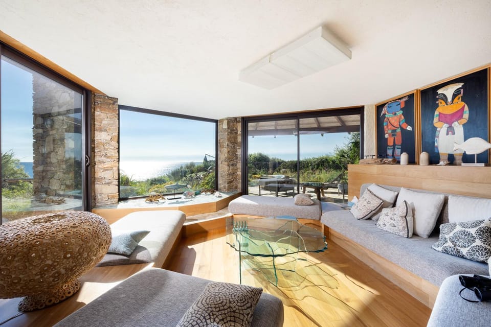 Natural landscape, Living room, Sea view, air conditioner, air conditioner