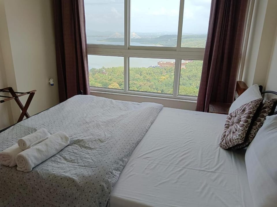 Bed, Natural landscape, Bedroom