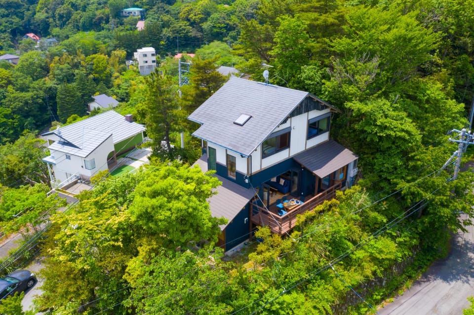 Property building, Natural landscape, Bird's eye view