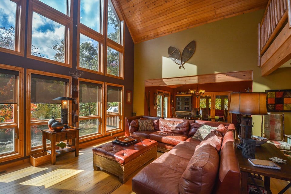Living room, Seating area, Garden view, furniture