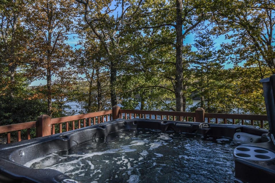 Natural landscape, Hot Tub, Balcony/Terrace, Lake view