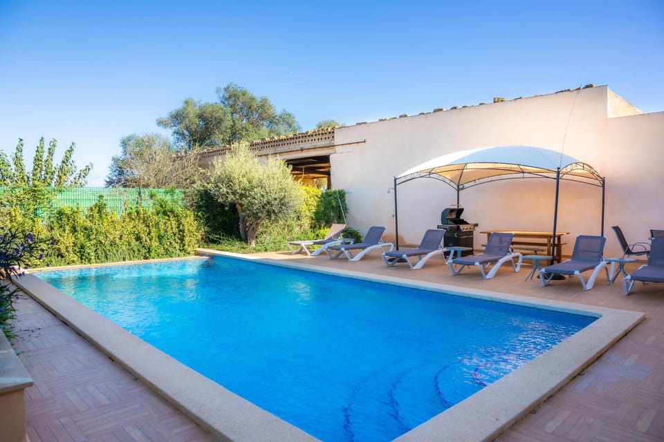 Property building, Living room, Swimming pool