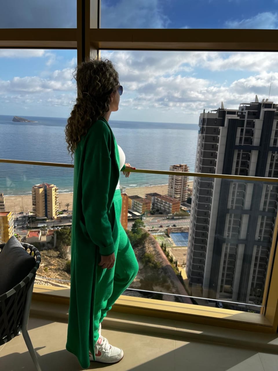 Day, View (from property/room), Balcony/Terrace, City view, Sea view