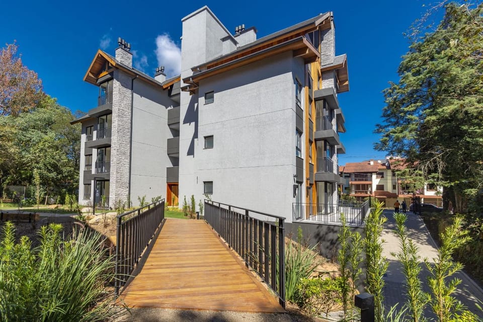 Rosa Edifício Bav Apartment in Gramado