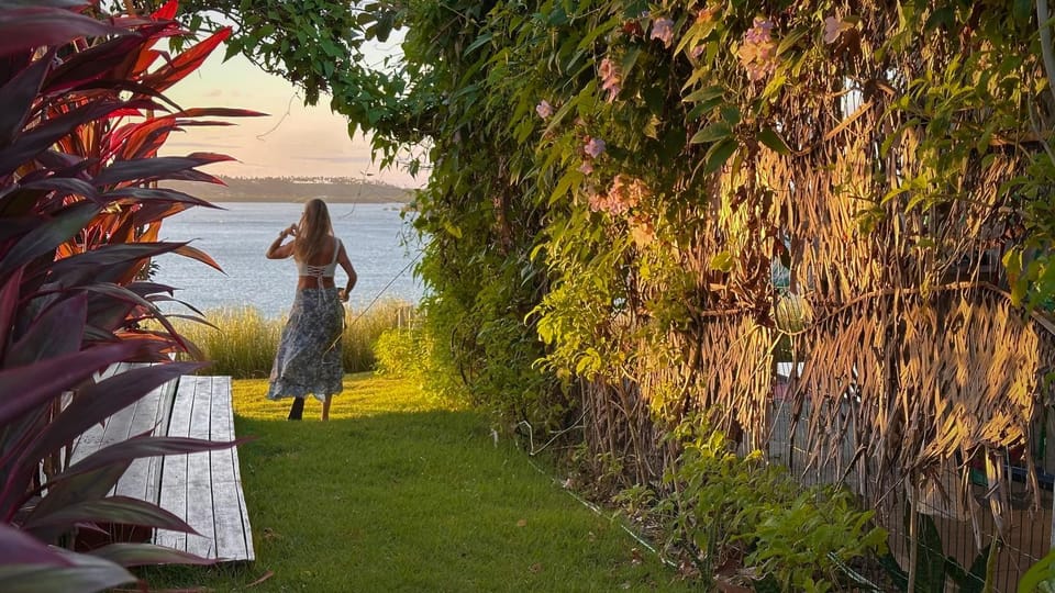 Garden, Sea view