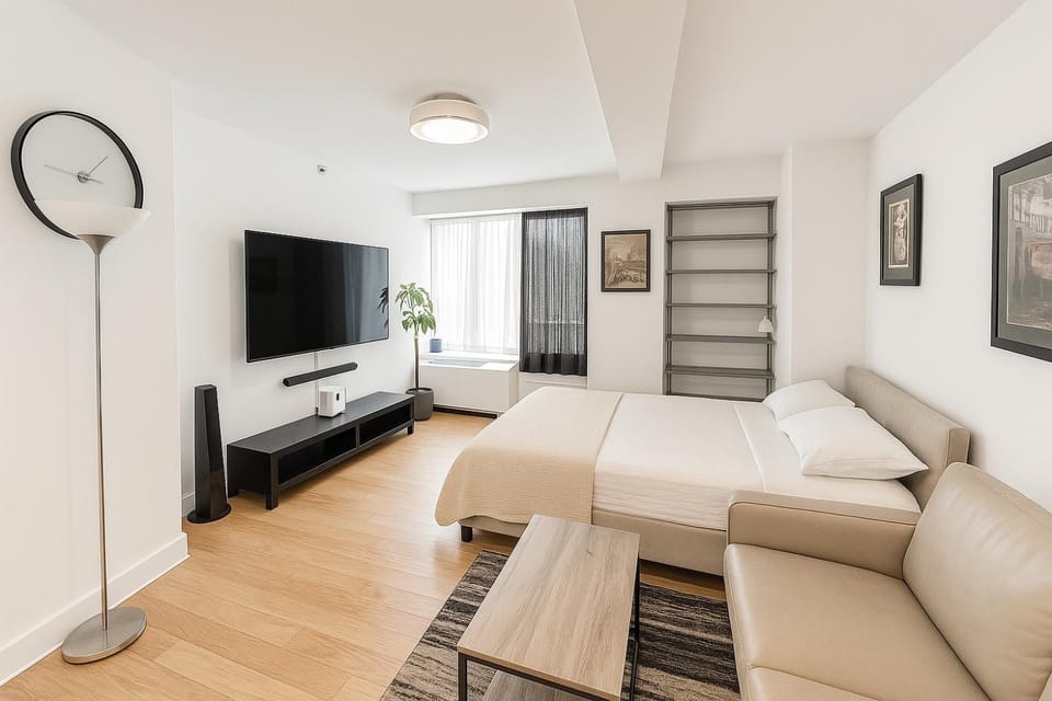 Bed, TV and multimedia, Photo of the whole room, Seating area, Evening entertainment, Bedroom