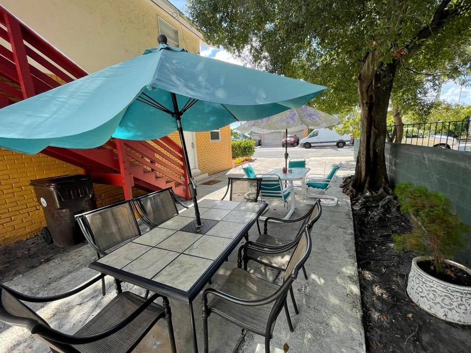 Property building, Patio