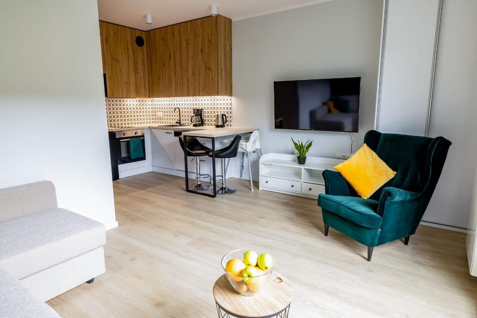 Uroczy apartament typu Studio w ścisłym centrum Szczecina Apartment in Szczecin