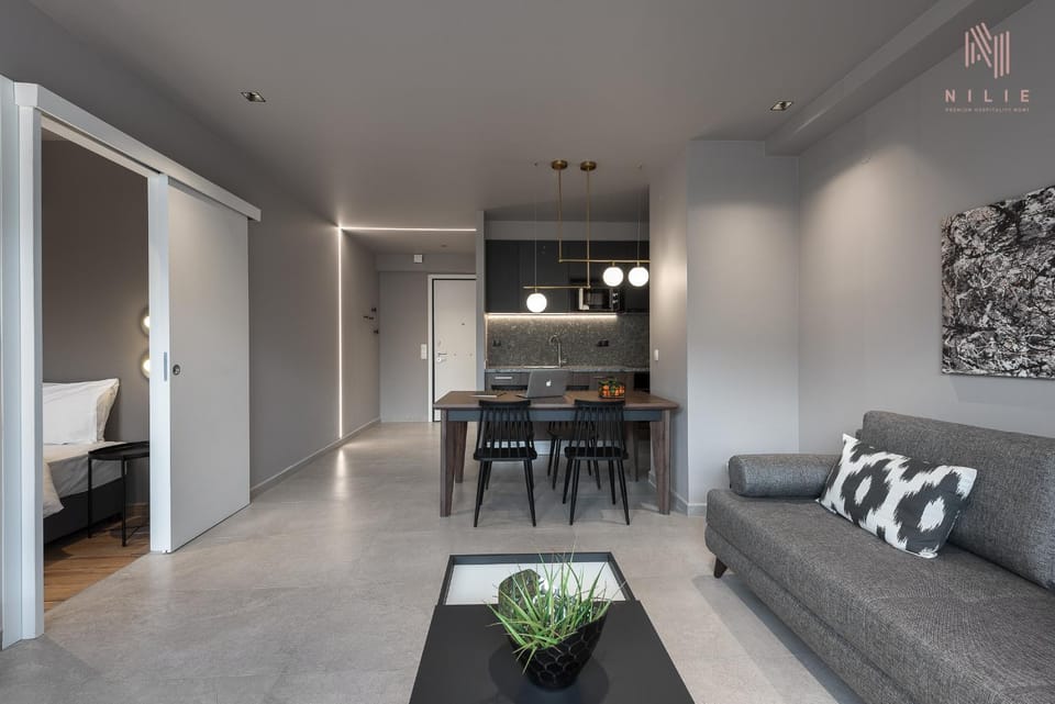 Kitchen or kitchenette, Living room