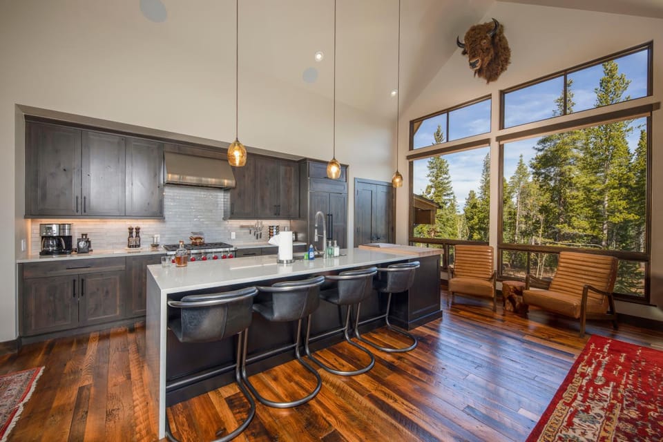Newly built Luxury Home, 5-Star Finishes, SHUTTLE to slopes, backs to Breckenridge Nordic Center! House in Breckenridge
