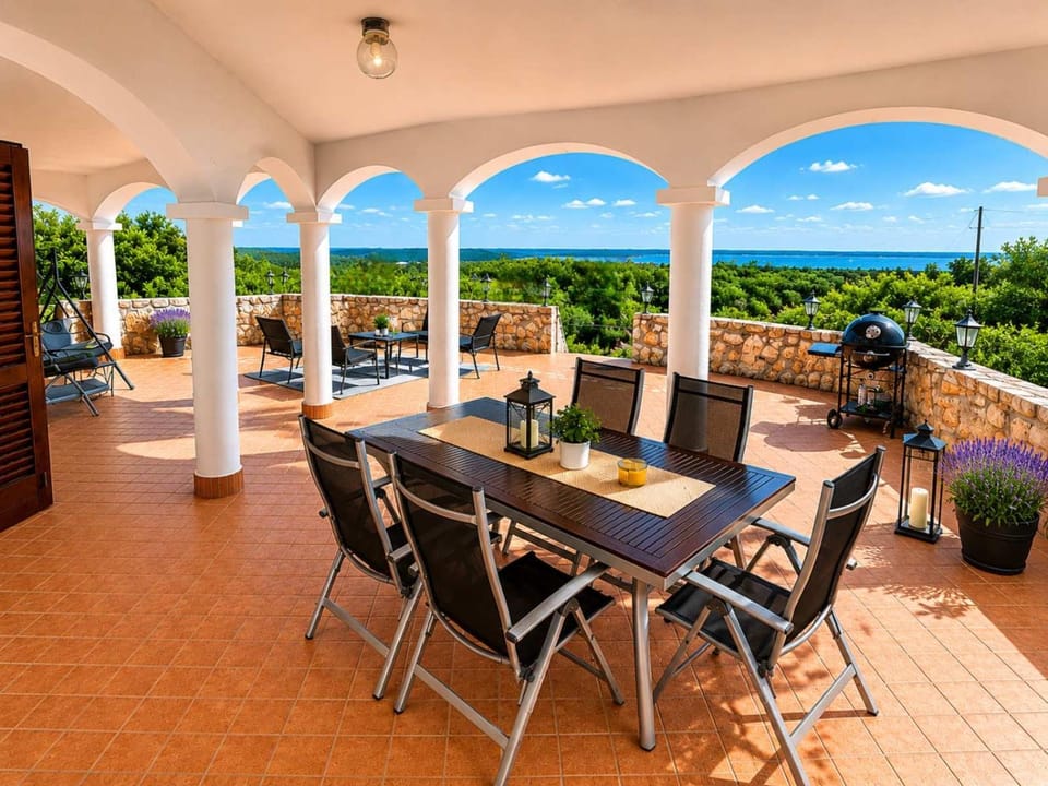 Patio, Day, Natural landscape, View (from property/room), Balcony/Terrace, Sea view