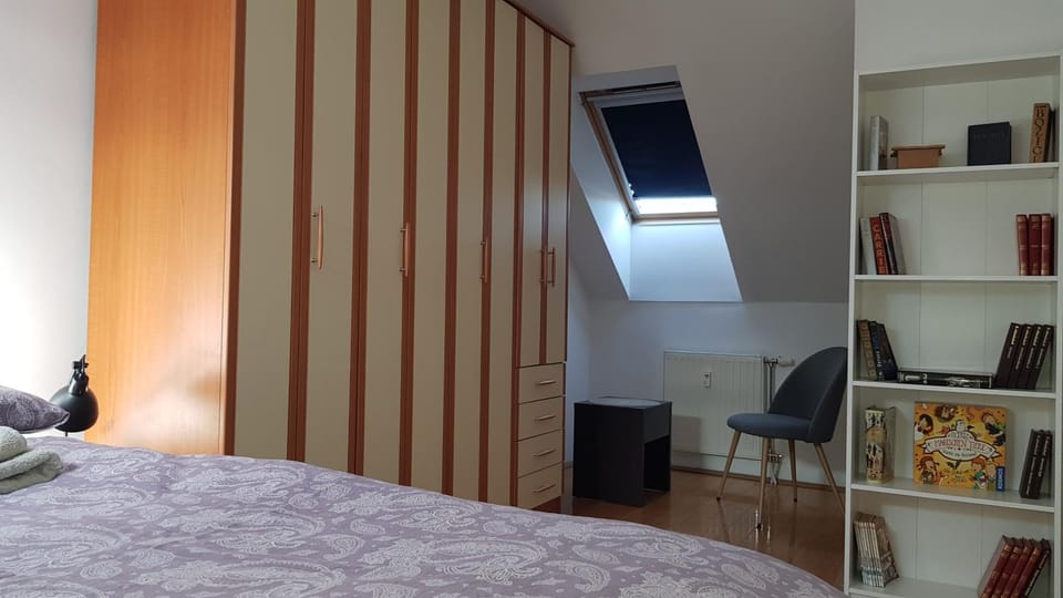 Library, Bedroom, hair dresser, wardrobe