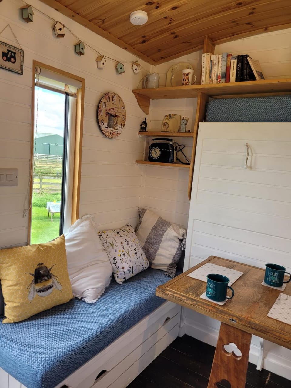 The Shepherds Hut at Forestview Farm Bed and Breakfast in Northern Ireland