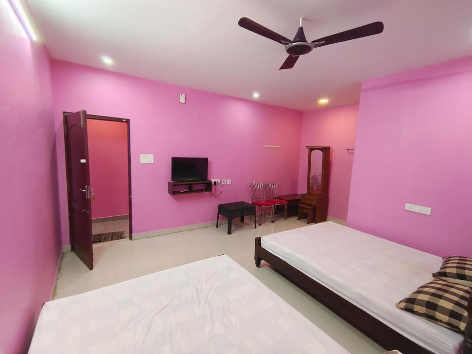 Communal lounge/ TV room, Bed, TV and multimedia, Photo of the whole room, Bedroom, fireplace, air conditioner