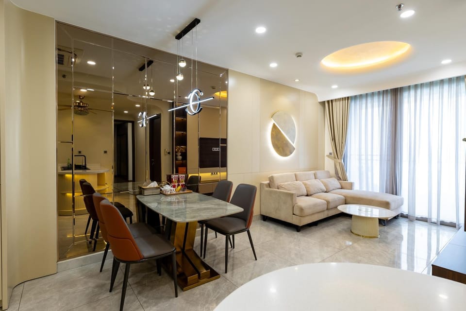 Living room, Seating area, Dining area