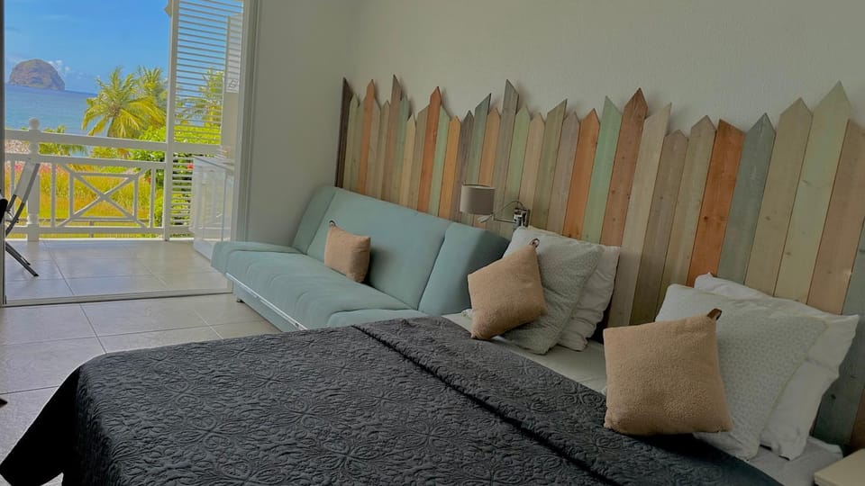 Studio 2/4 personnes avec vue mer & piscine - Résidence Marinotel Apartment in Le Diamant