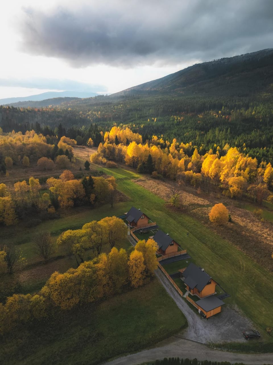 Day, Natural landscape, Bird's eye view, Mountain view