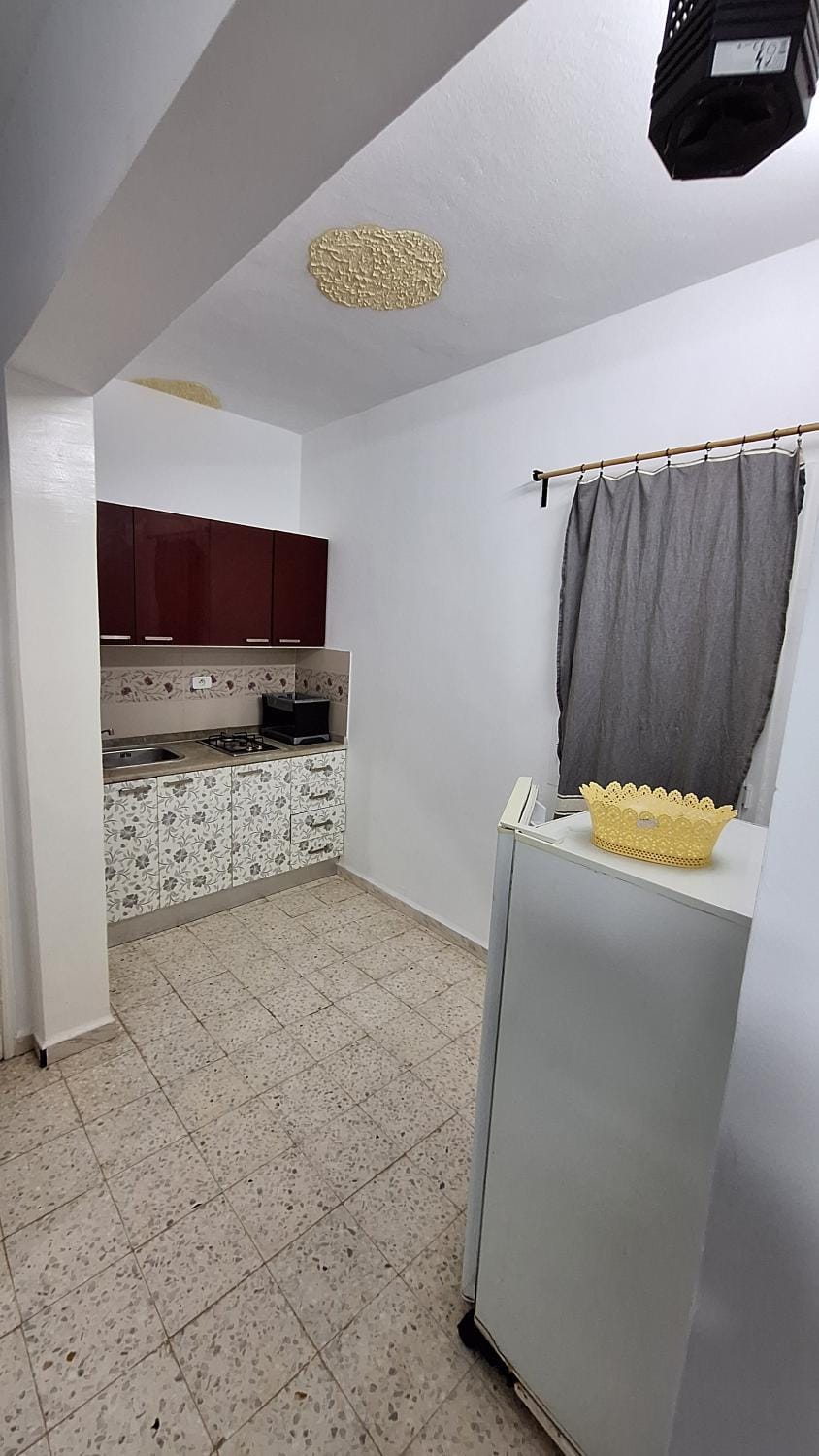 Kitchen or kitchenette, minibar, oven