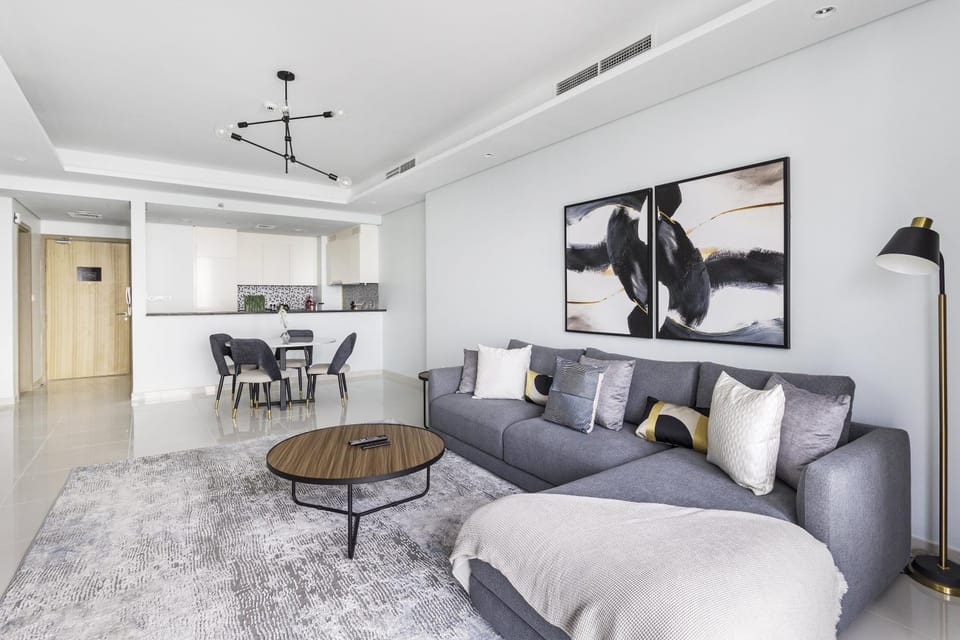 Kitchen or kitchenette, Living room, Dining area