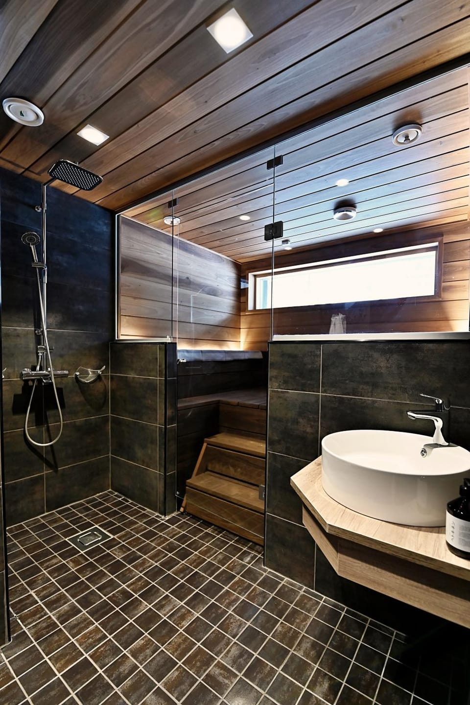 Shower, Sauna, Bathroom