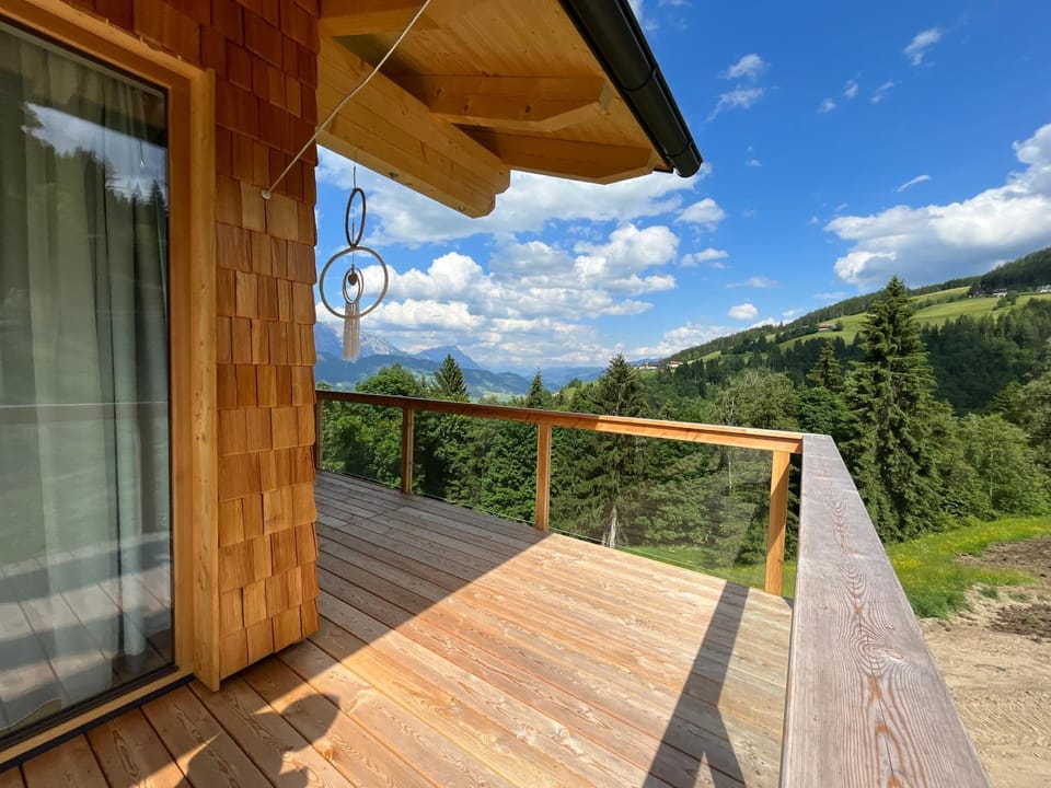 Property building, Spring, Day, Natural landscape, View (from property/room), Balcony/Terrace, Mountain view