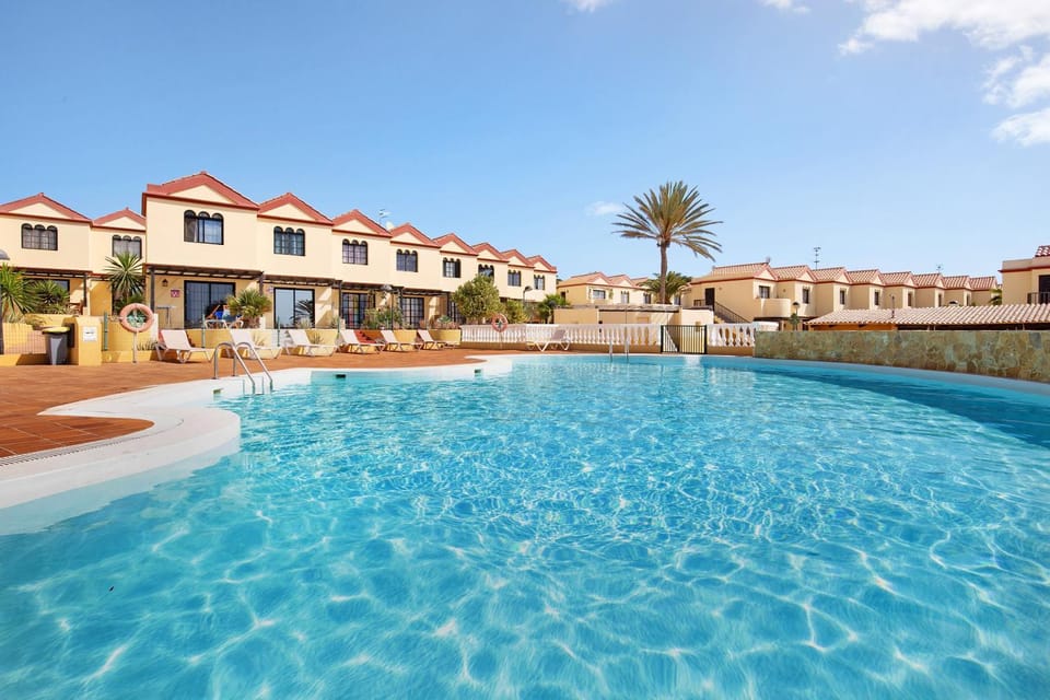 Property building, Living room, Swimming pool