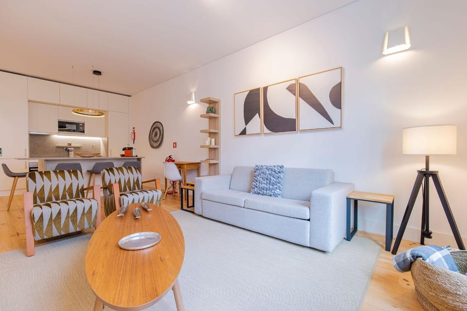 Kitchen or kitchenette, Living room