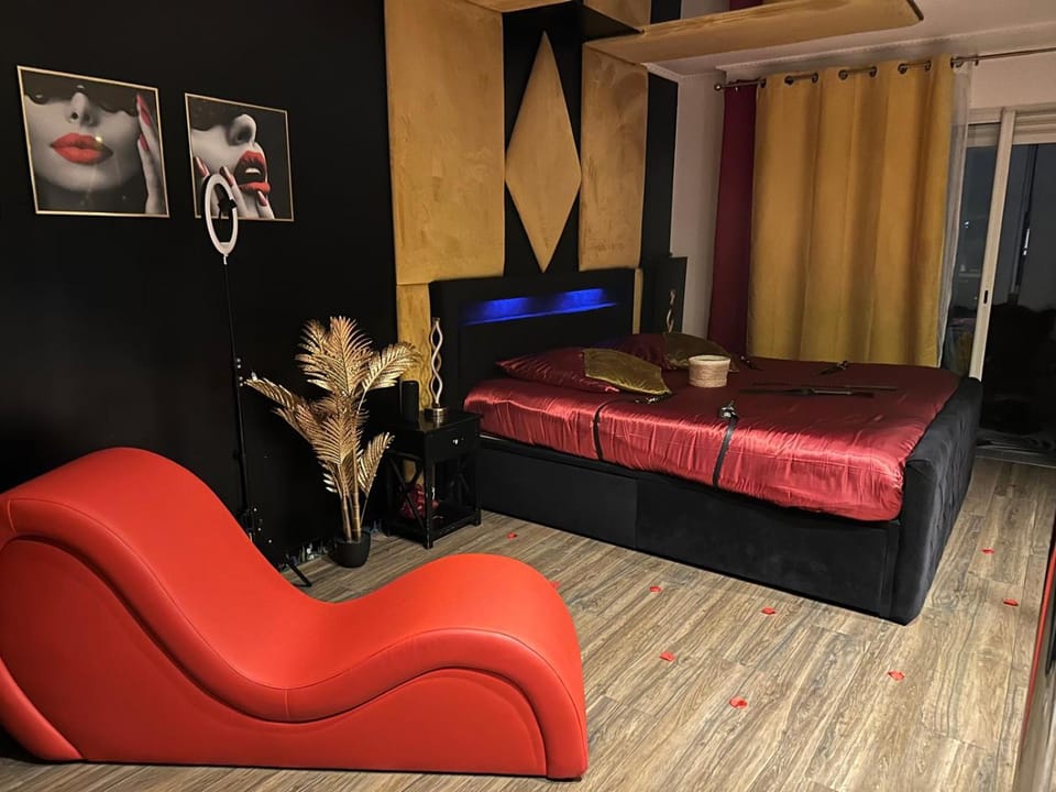 La loveroom bdsm de Nice " la chambre luxe des désirs " Apartment in Nice