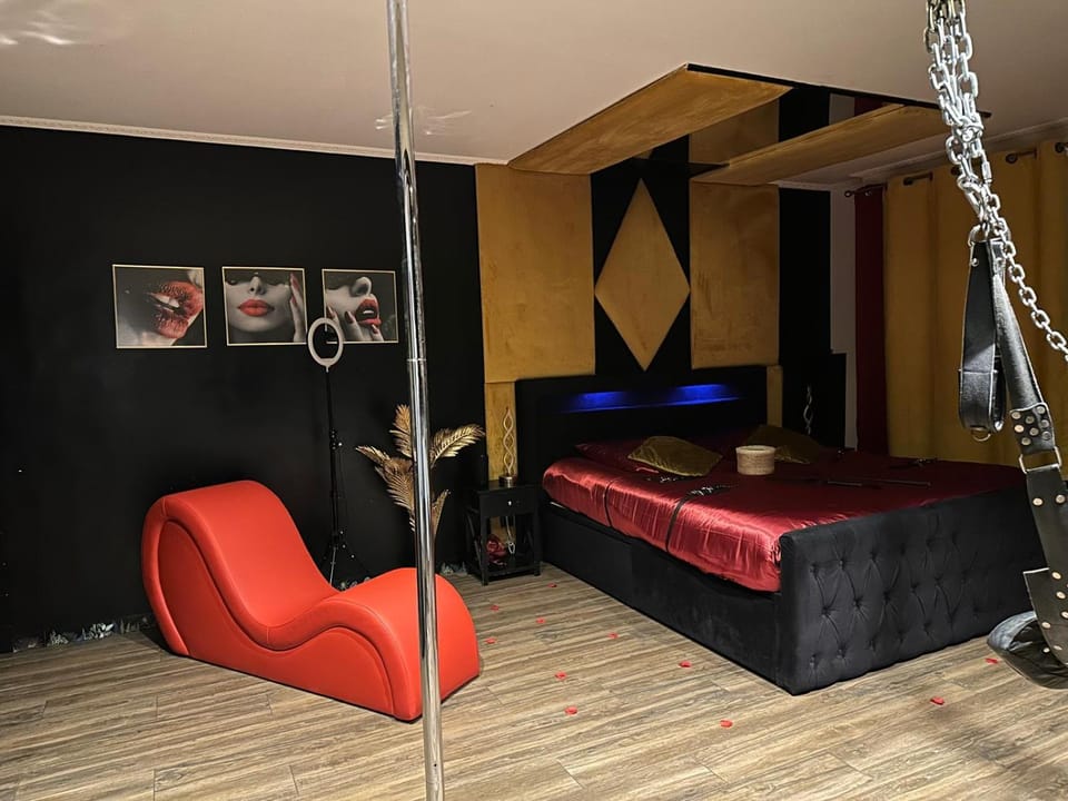 La loveroom bdsm de Nice " la chambre luxe des désirs " Apartment in Nice