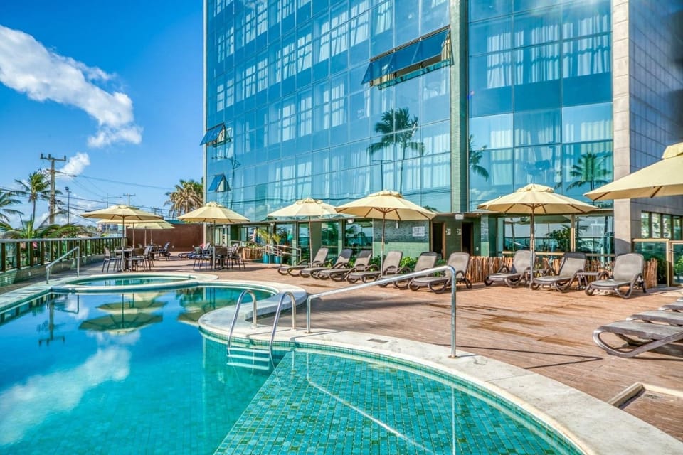 Patio, Pool view, Swimming pool, sunbed