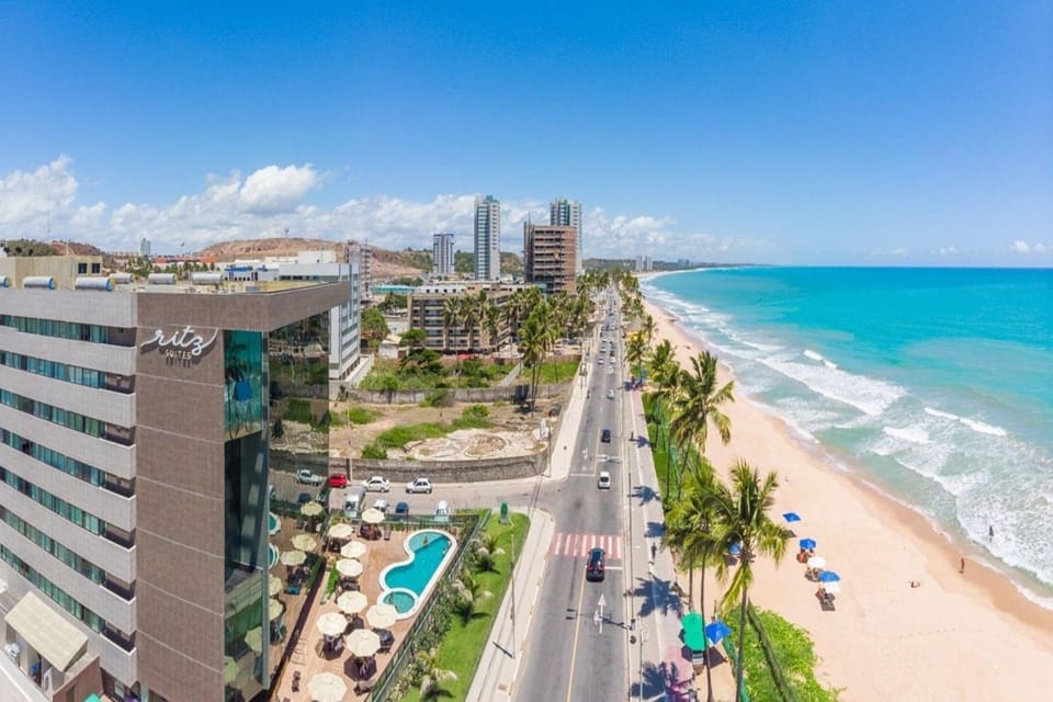 Property building, Bird's eye view, Beach, Pool view, Sea view, Location