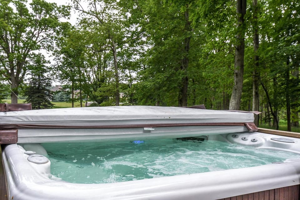 Natural landscape, Garden, Hot Tub, Garden view