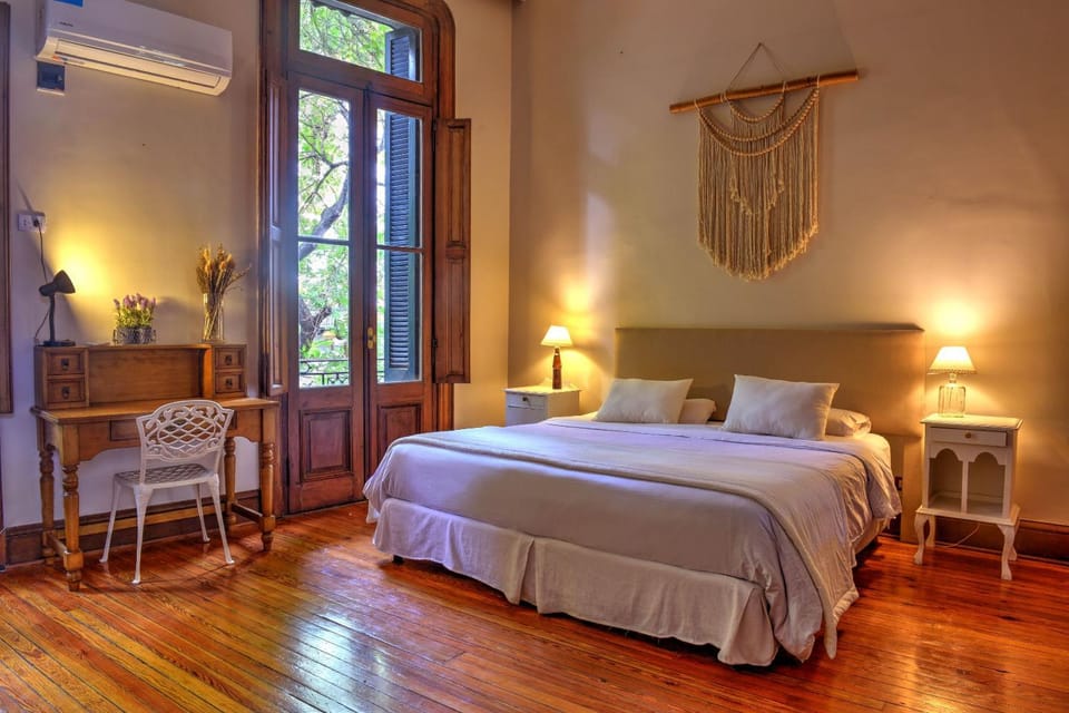 Bed, Photo of the whole room, Bedroom, air conditioner