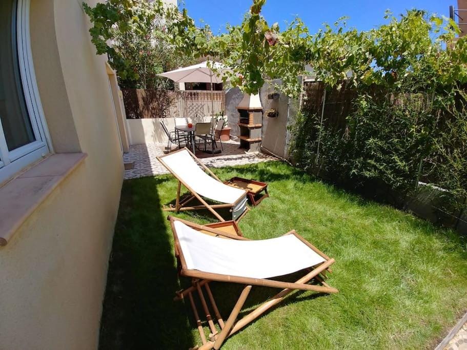 Garden, Garden view, sunbed