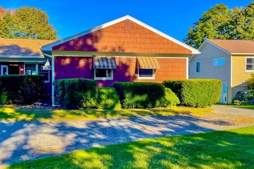 Property building, Spring, Day, Garden