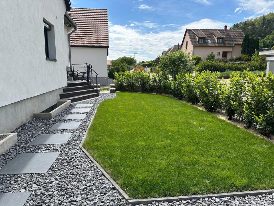 Property building, Spring, Day, Natural landscape, Garden, Garden, Garden view