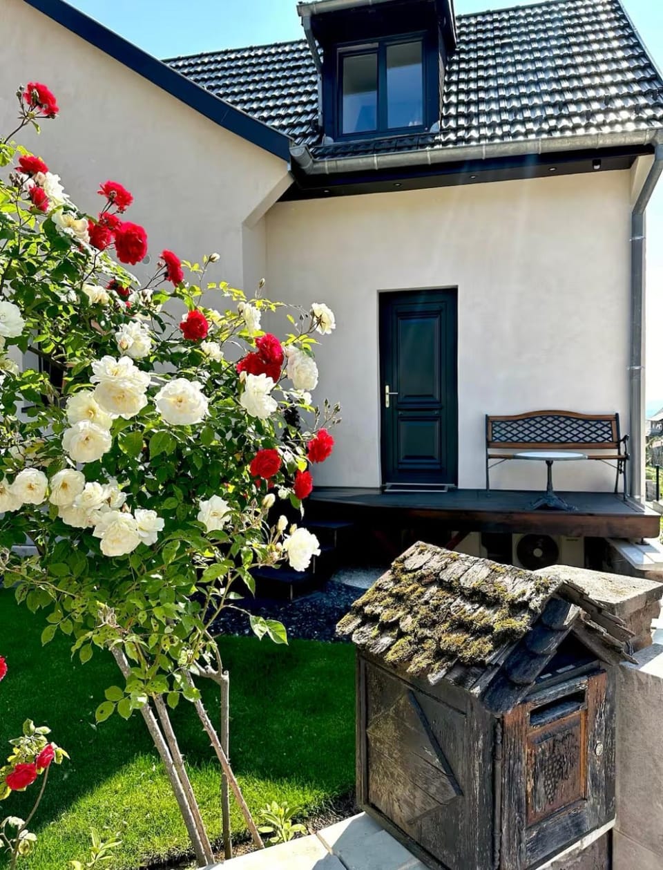 Property building, Spring, Day, Garden, Garden view