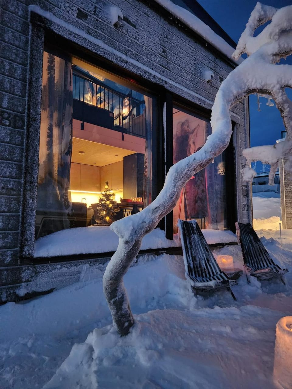 Levi Secret Igloo Ruska Chalet in Lapland