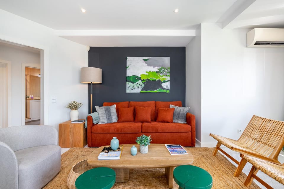 Living room, air conditioner
