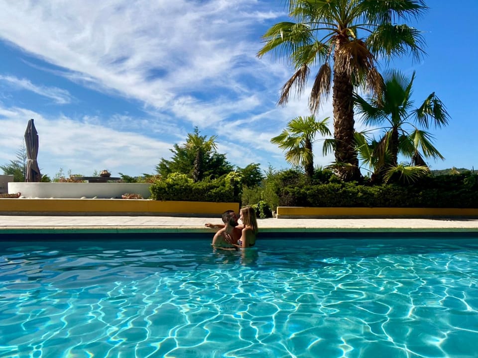 People, Pool view, Swimming pool