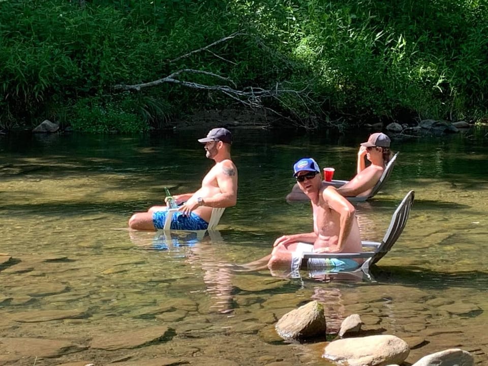 People, River view